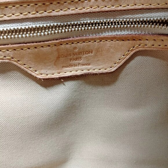 438303AU (C4) Louis Vuitton Tote Bag Batignolles Horizontal White Damier Azur - Picture 7 of 9